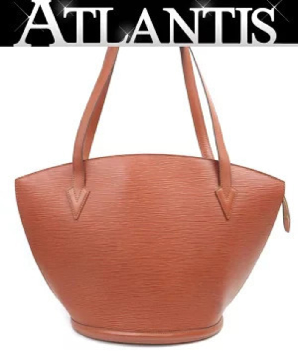 Louis Vuitton Saint Jacques Shopping Shoulder Bag Epi Leather Kenya Brown